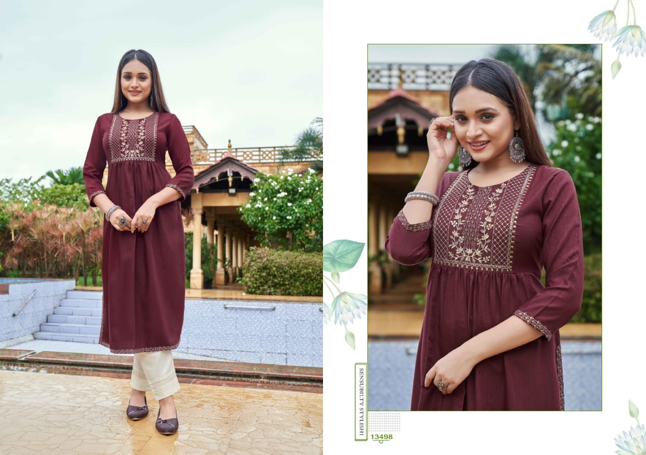 Kalaroop Carbon Fancy Ethnic Wear Wholesale Designer Kurtis Catalog                                                                                                                                                                                                                                                                                                                                                                                                              